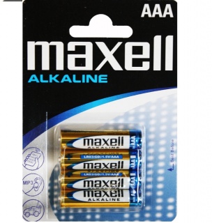 Blister 4 buc baterie Alcalina AAA LR3, Maxell MN2400